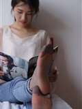 自由摄影 No.005 惬意的周末经典短灰丝陪你看看书(48)
